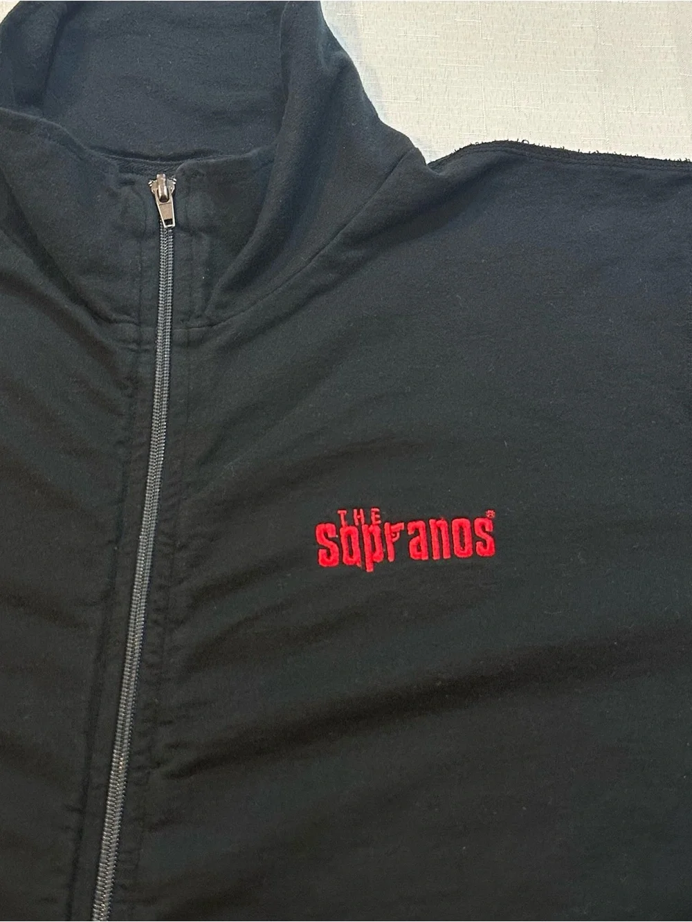 The Sopranos HBO Zip Track Jacket Large Made USA